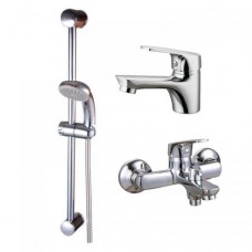 Набор смесителей для ванной 3 в 1 QT SET 35-111 CRM, Q-tap (Кью-тап)